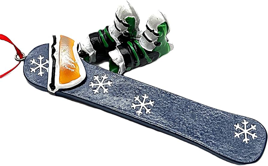 Amazon.com: Kurt Adler 4.5in Resin Snowboard Personalization